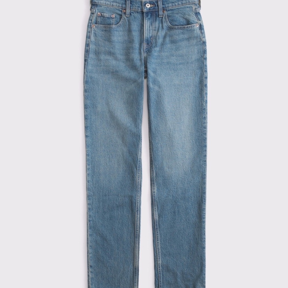 Abercrombie and Fitch 90s straight Jean medium wash